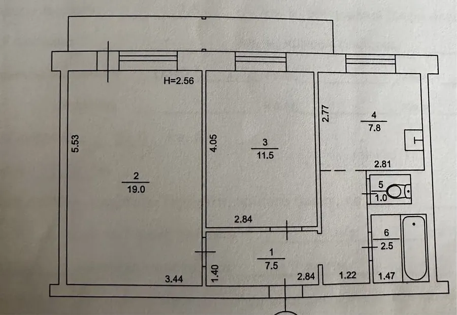 Продажа жилая квартира улица Алматинская, д.43